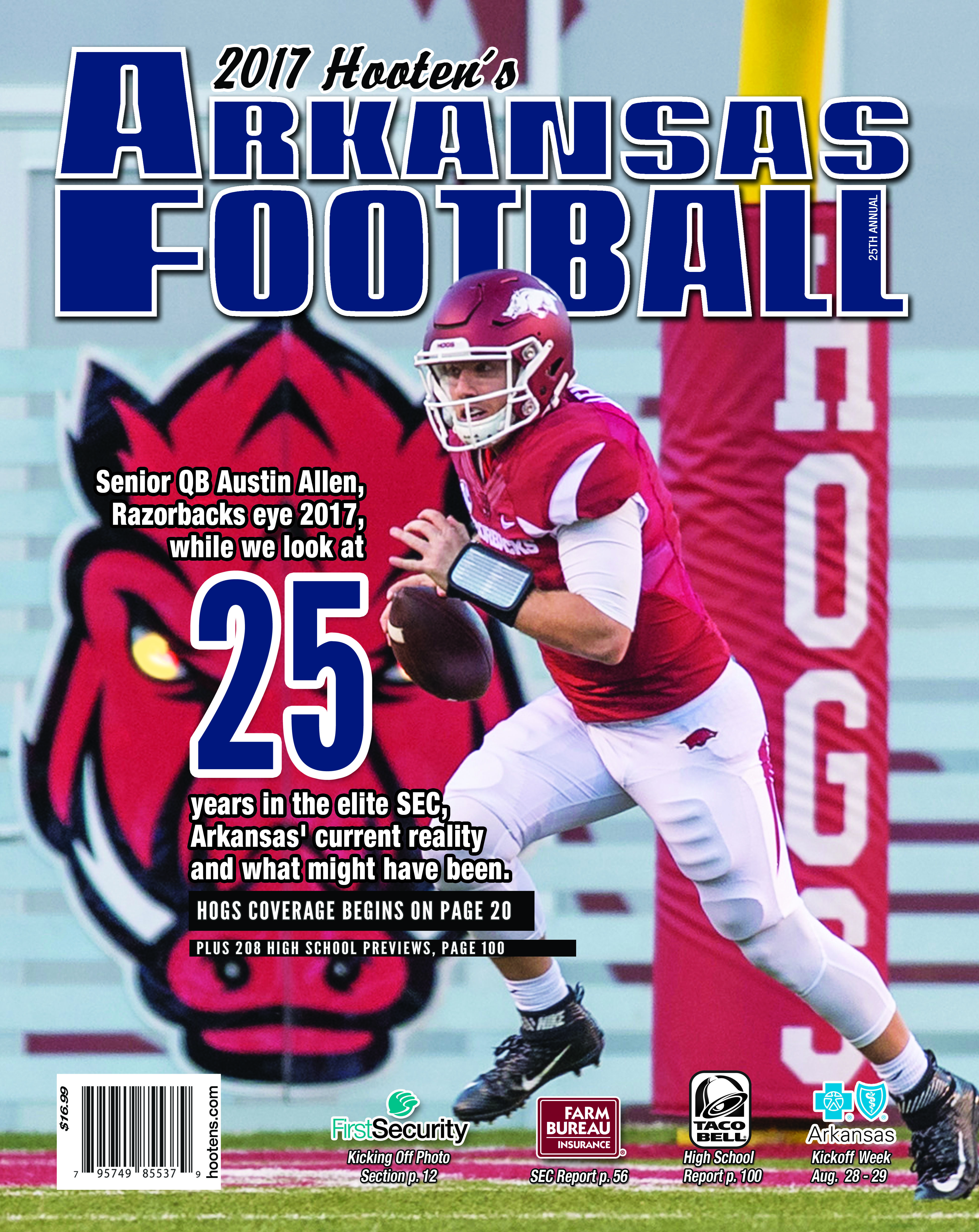 25th Hooten's Arkansas Football on sale