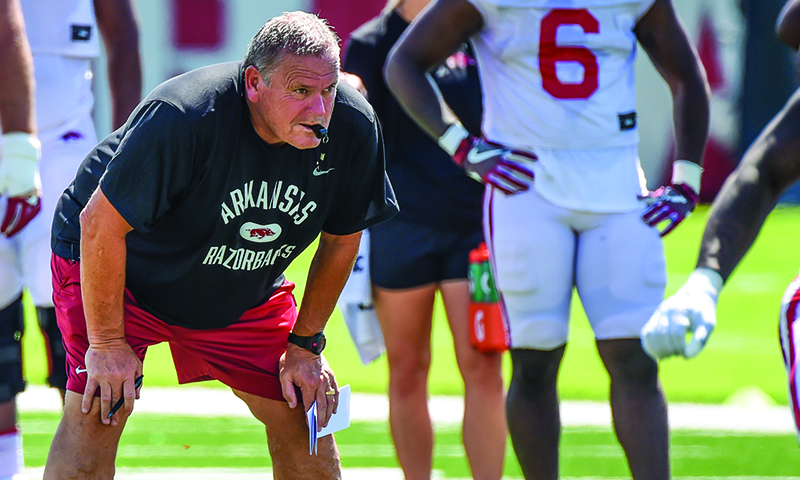 HOGS spring practice, Day 4