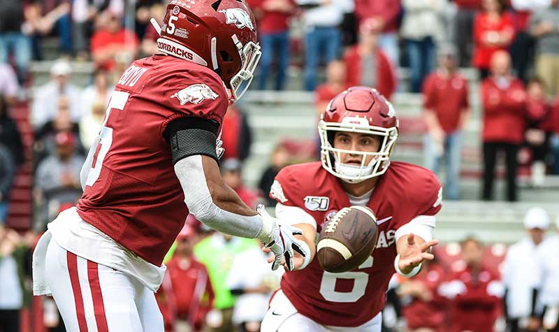 HOGS: Four QBs under review; notes