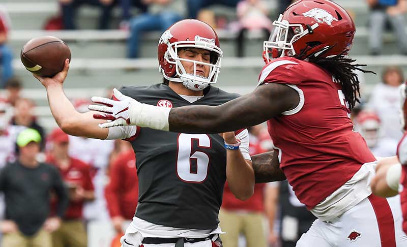 HOGS: QB Hicks to start; more notes