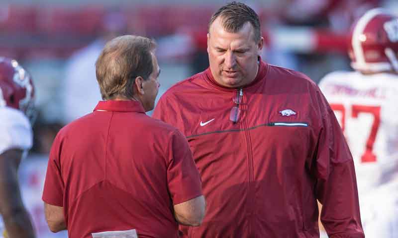 No. 1 Bama to test resolve of hurting Hogs