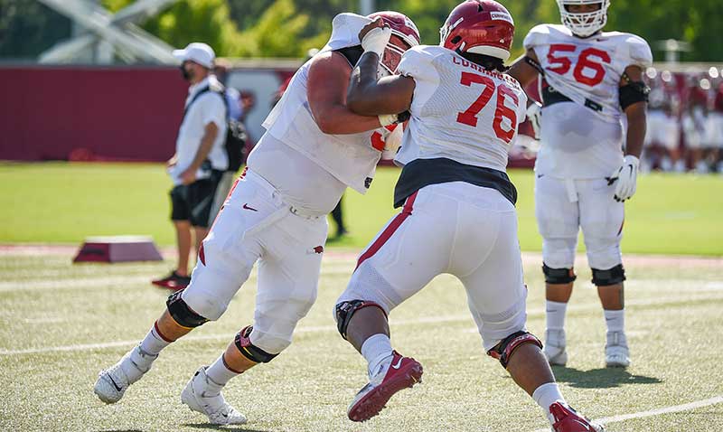 HOGS: O responds to poor scrimmage; notes