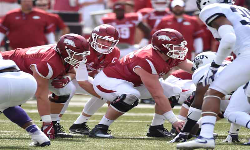 Hogs: QB Allen trying too hard; more notes