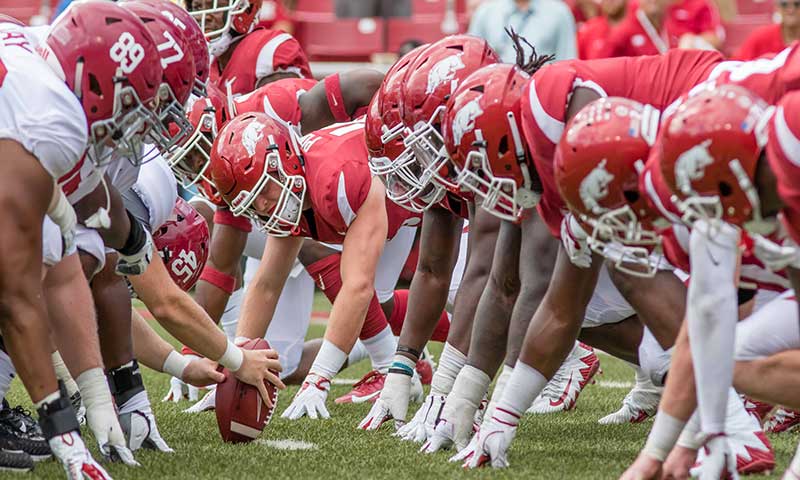 HOGS: O line faces BIG challenge