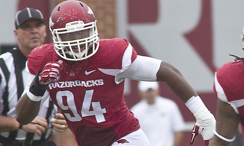 Hogs: Johnson returns to noseguard, while Ledbetter explodes at tackle; more notes