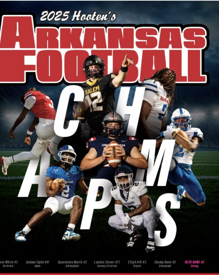 Champions Edition Cover- 2025 Hooten's Arkansas Football Magazine