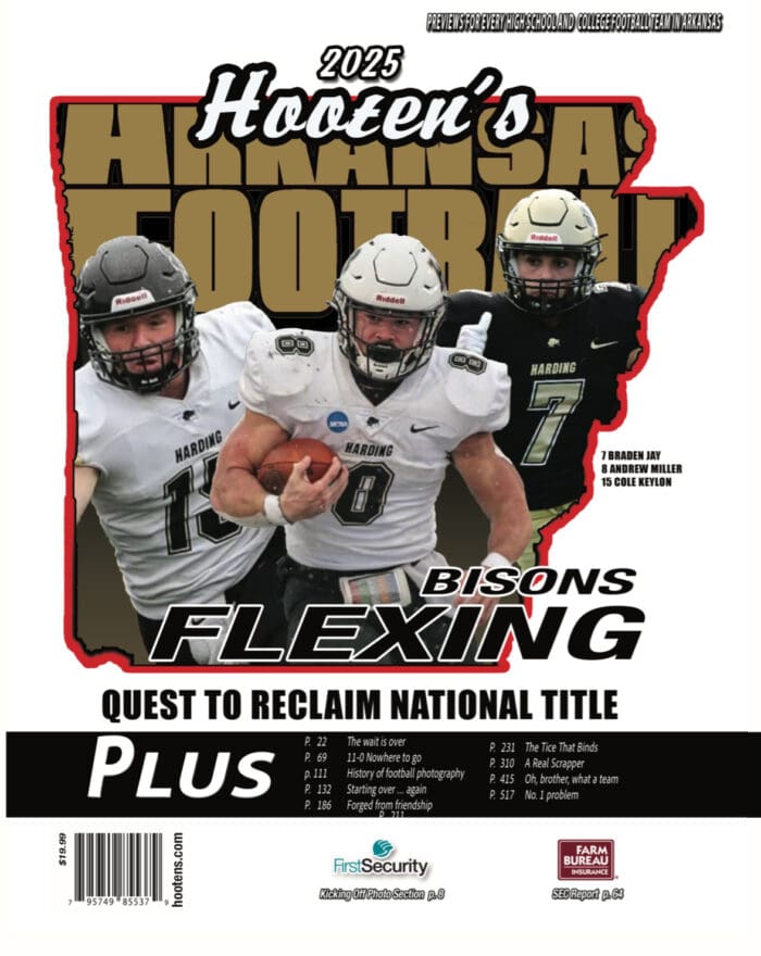 HARDING Cover- 2025 Hooten's Arkansas Football Magazine